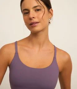 Top Esportivo Nadador sem Bojo em Poliamida