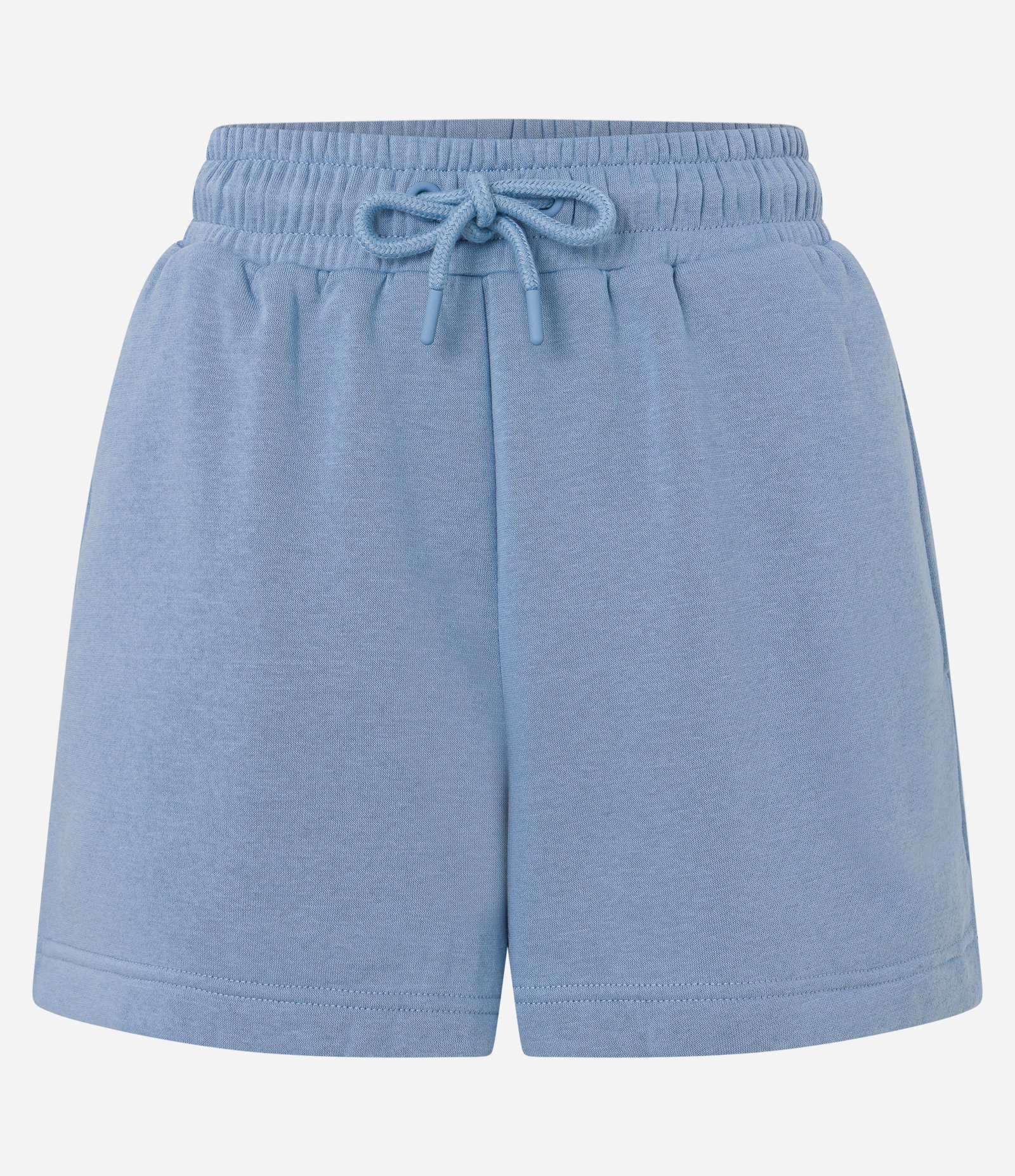 Short Runner em Moletom com Forro Fleece e Cordão no Cós Azul 5