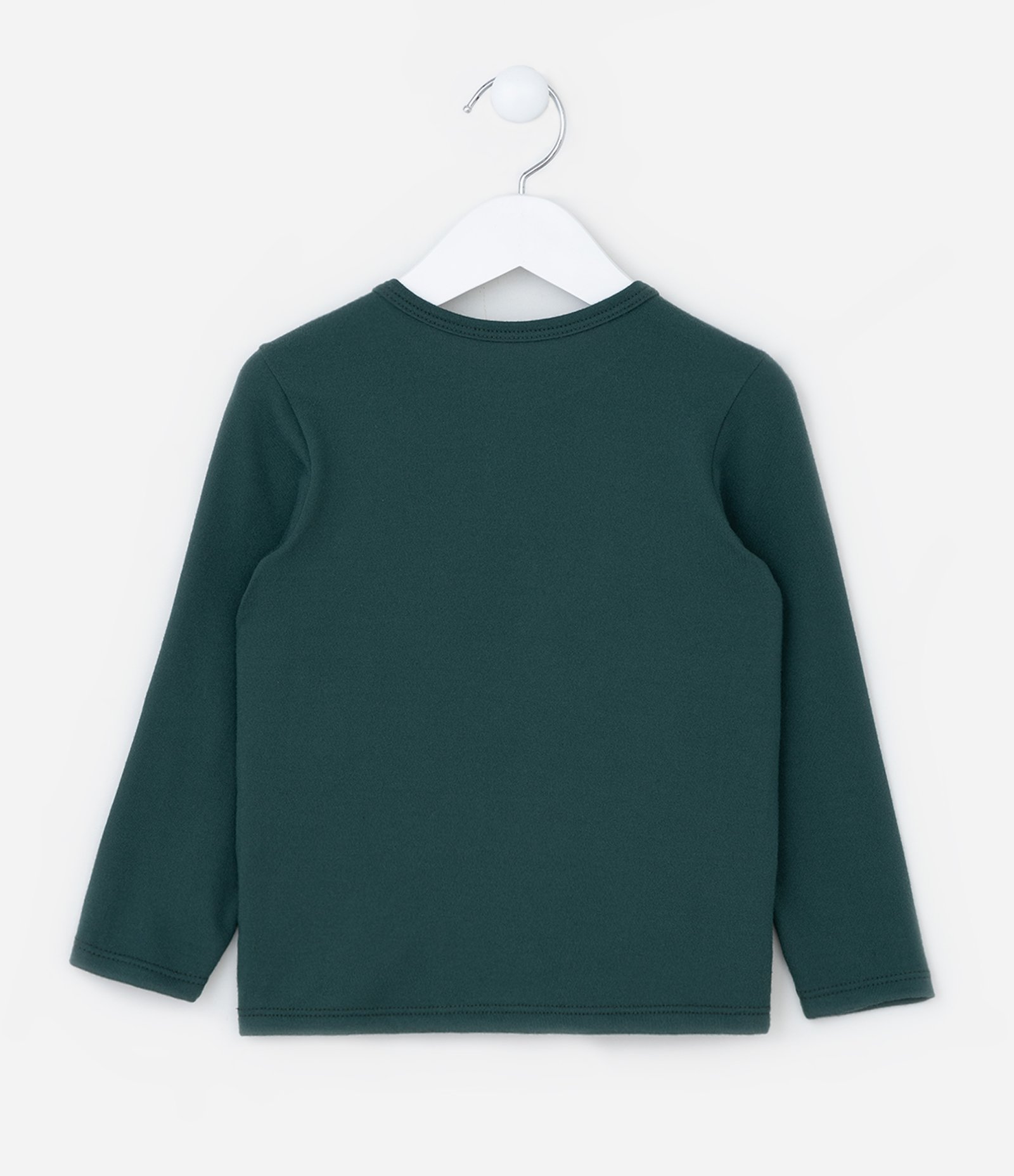 Camiseta Básica Infantil - Tam 1 a 5 anos Verde 2