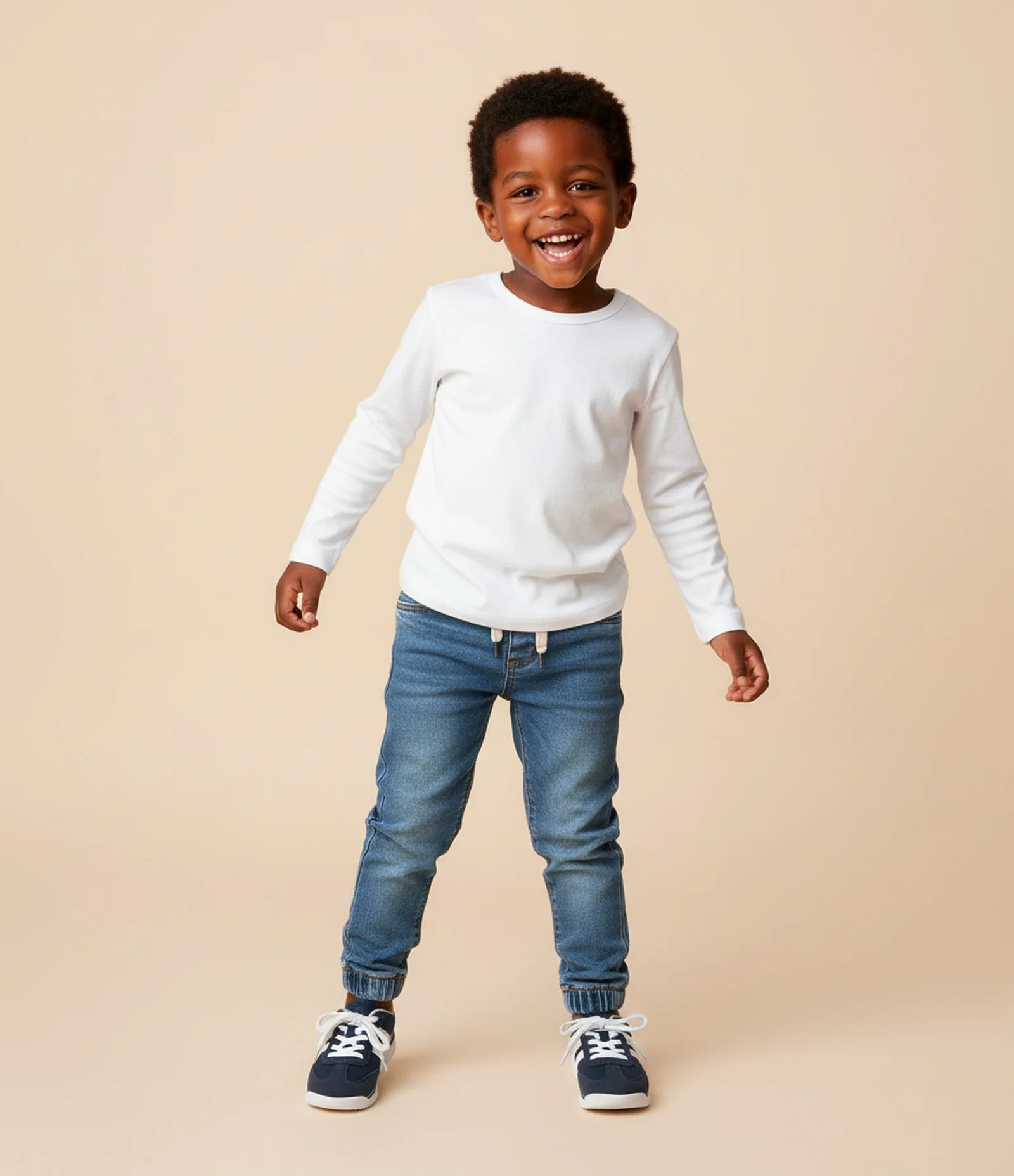 Camiseta Básica Infantil - Tam 1 a 5 anos Branco 1