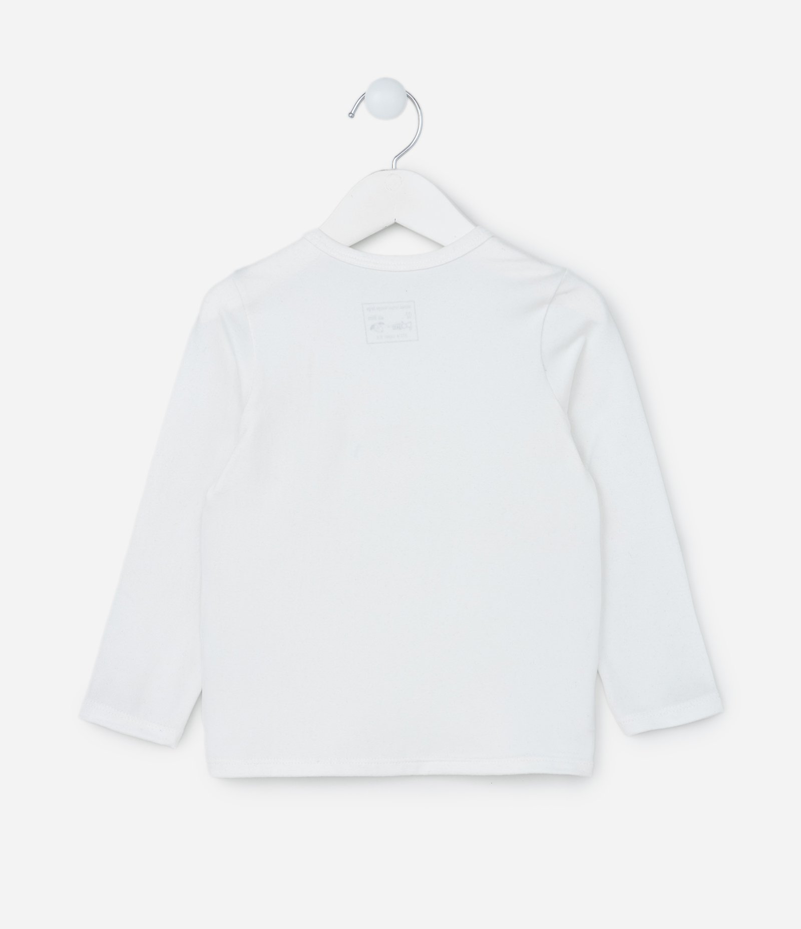 Camiseta Básica Infantil - Tam 1 a 5 anos Branco 2