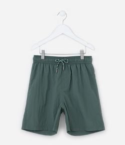 Bermuda Infantil com Forro e Cintura Elástica - Tam 5 a 14 anos