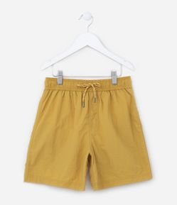 Bermuda Infantil com Forro e Cintura Elástica - Tam 5 a 14 anos