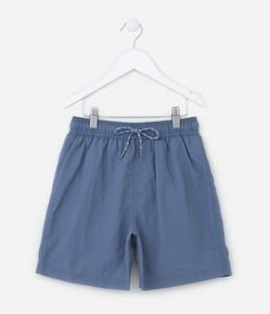 Bermuda Infantil com Forro e Cintura Elástica - Tam 5 a 14 anos