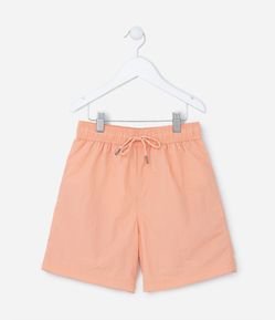 Bermuda Infantil com Forro e Cintura Elástica - Tam 5 a 14 anos