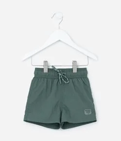 Bermuda de Banho Infantil com Cós Elástico e Etiqueta na Barra - Tam 1 a 5 Anos