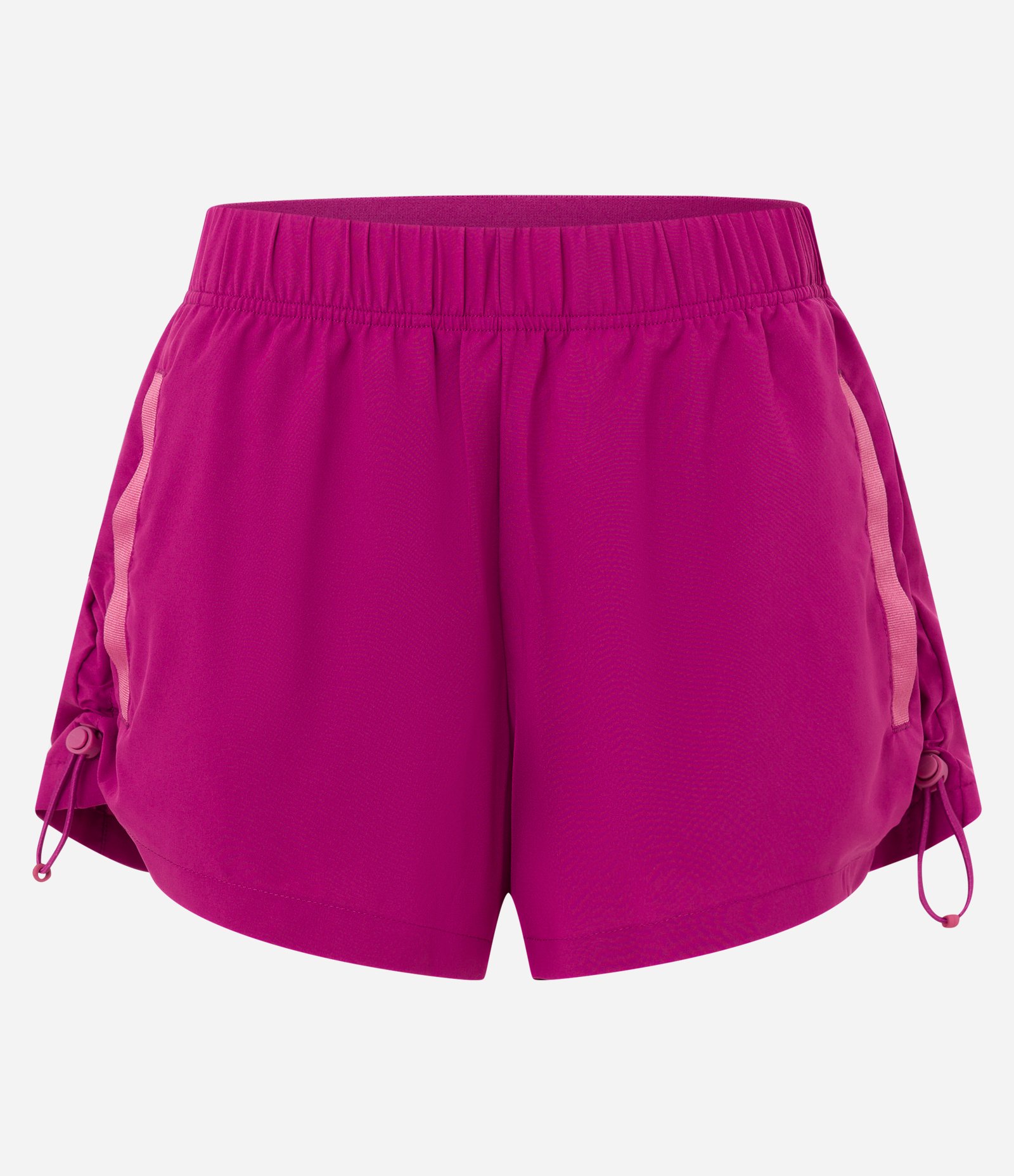 Short Runner Esportivo com Regulador Lateral Vermelho Bordô 5