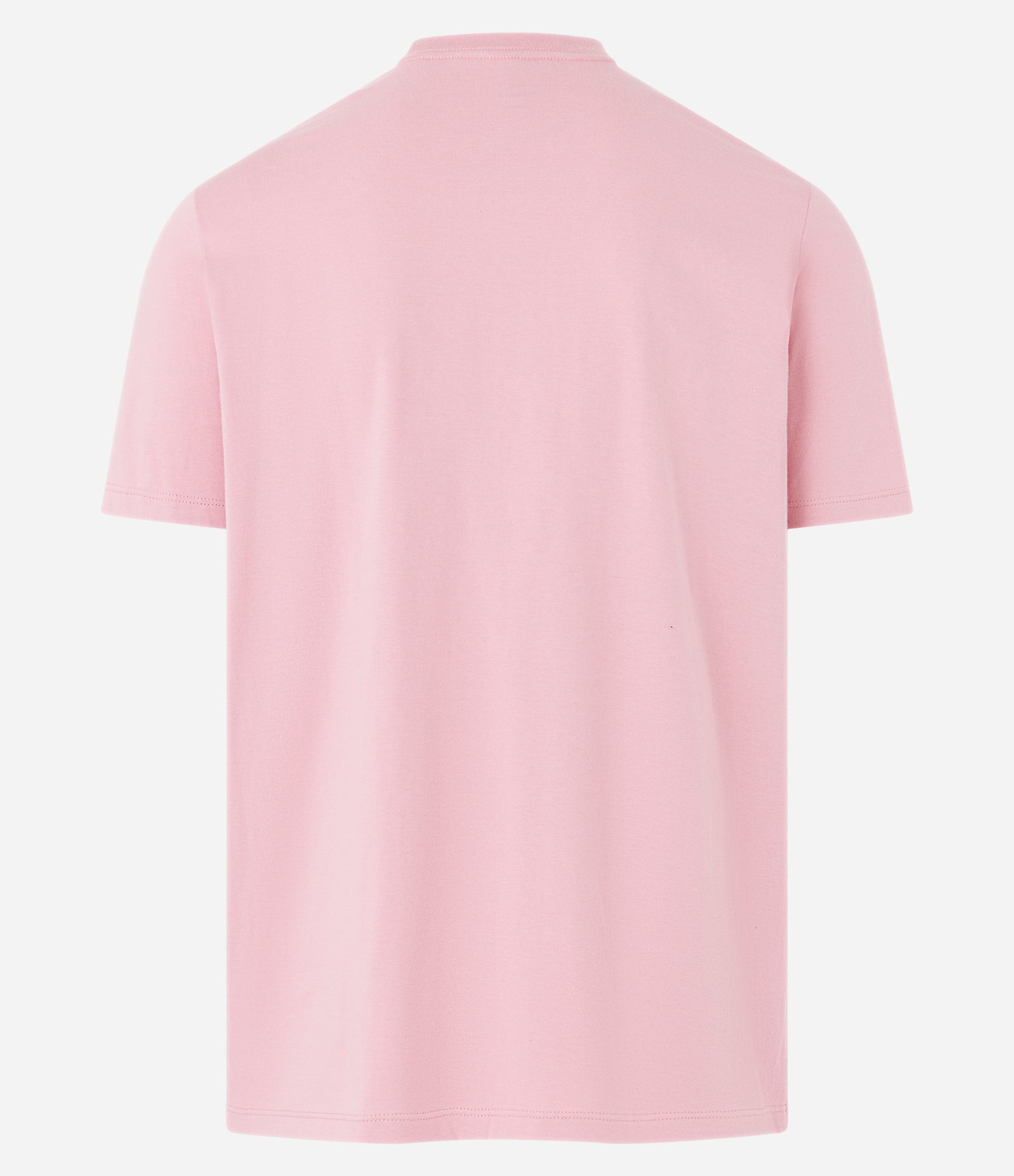 Camiseta Regular em Algodão com Estampa frontal Minimalista de Coqueiros Rosa 6