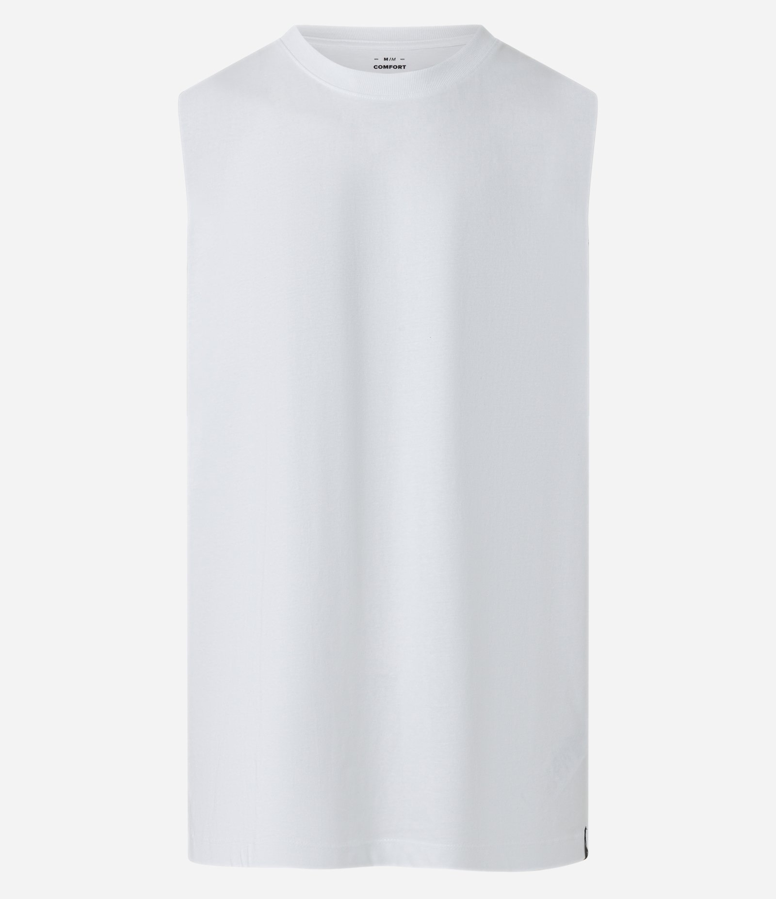 Regata Machão Básica em Algodão Branco 6