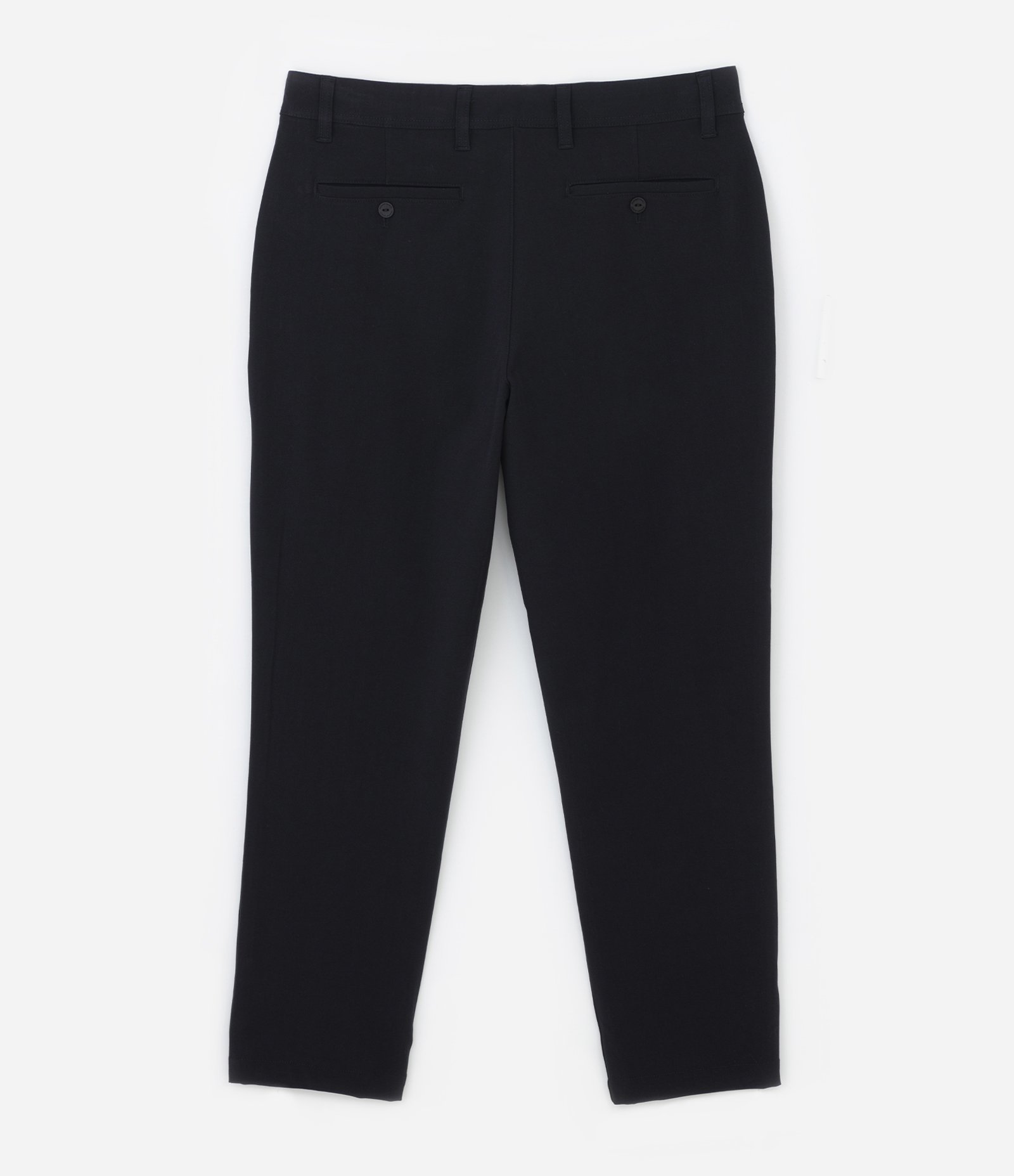 Calça Básica Slim Cropped Alfaiatada com Elastano Preto 5