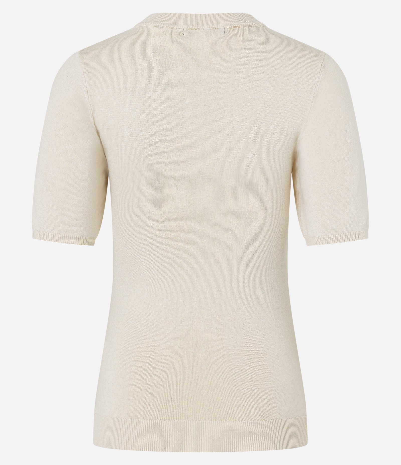 Blusa em Tricô Leve com Bordado Pérolas e Strass Off White 7