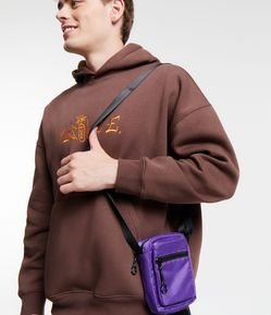 Bolsa Mini Bag com Bolso Frontal e Alça por Engate