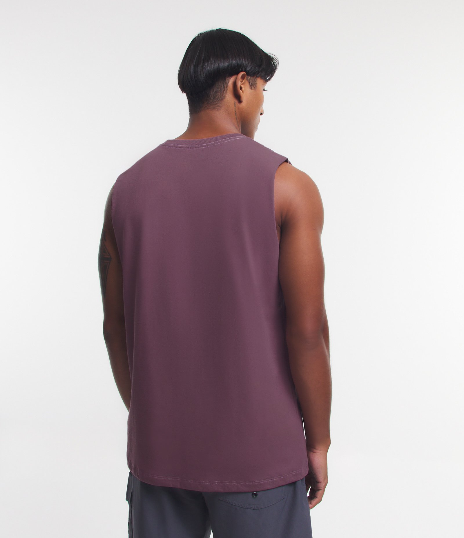 Regata Machão em Algodão com Gola Redonda e Etiqueta na Barra 3