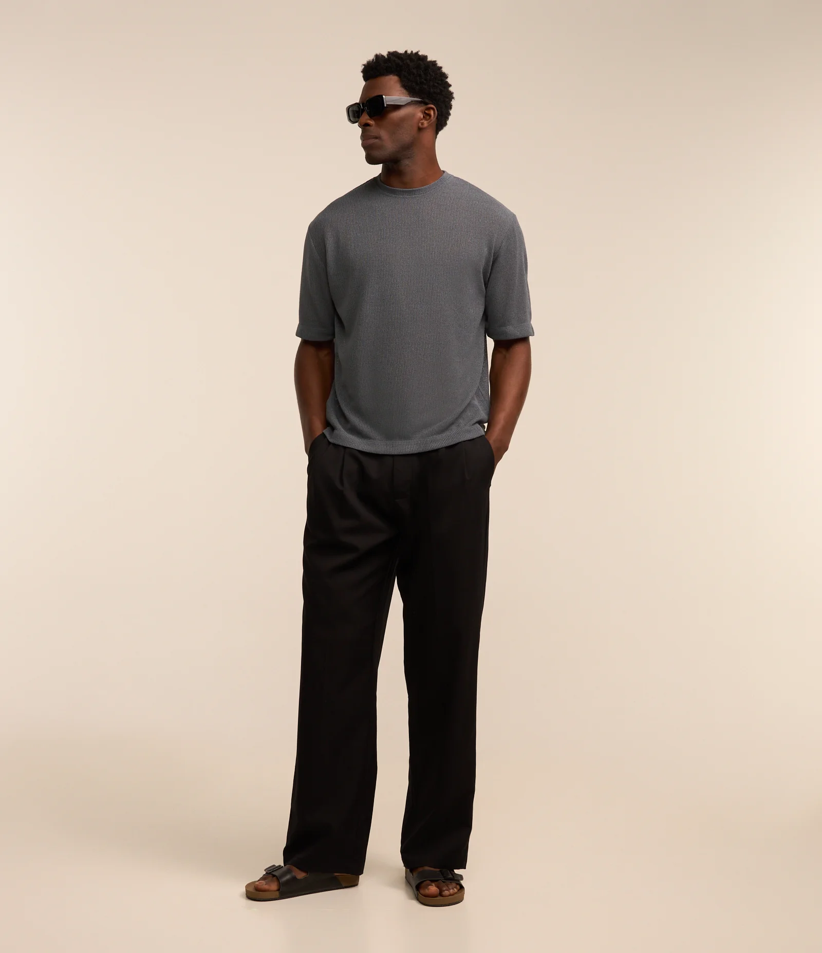 Camiseta Boxy em Tricô Vazado 2