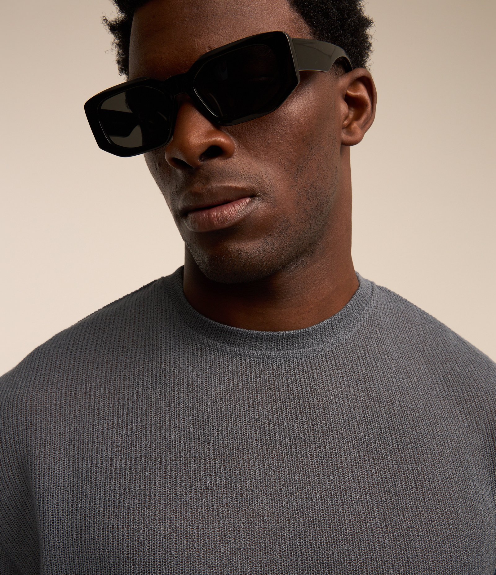 Camiseta Boxy em Tricô Vazado 3