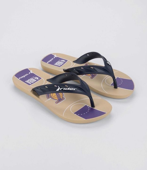 Chinelo de Tiras Street com Estampa NBA Rider