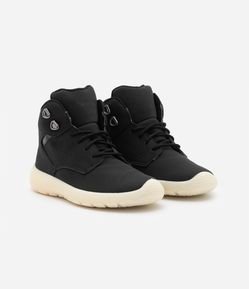 Bota Trekking Infantil em PU com Amarração - Tam 28 ao 36