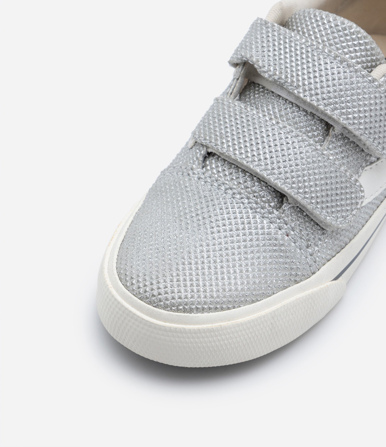 Tênis Infantil Metalizado com Velcro - Tam 20 ao 27 Prata 5