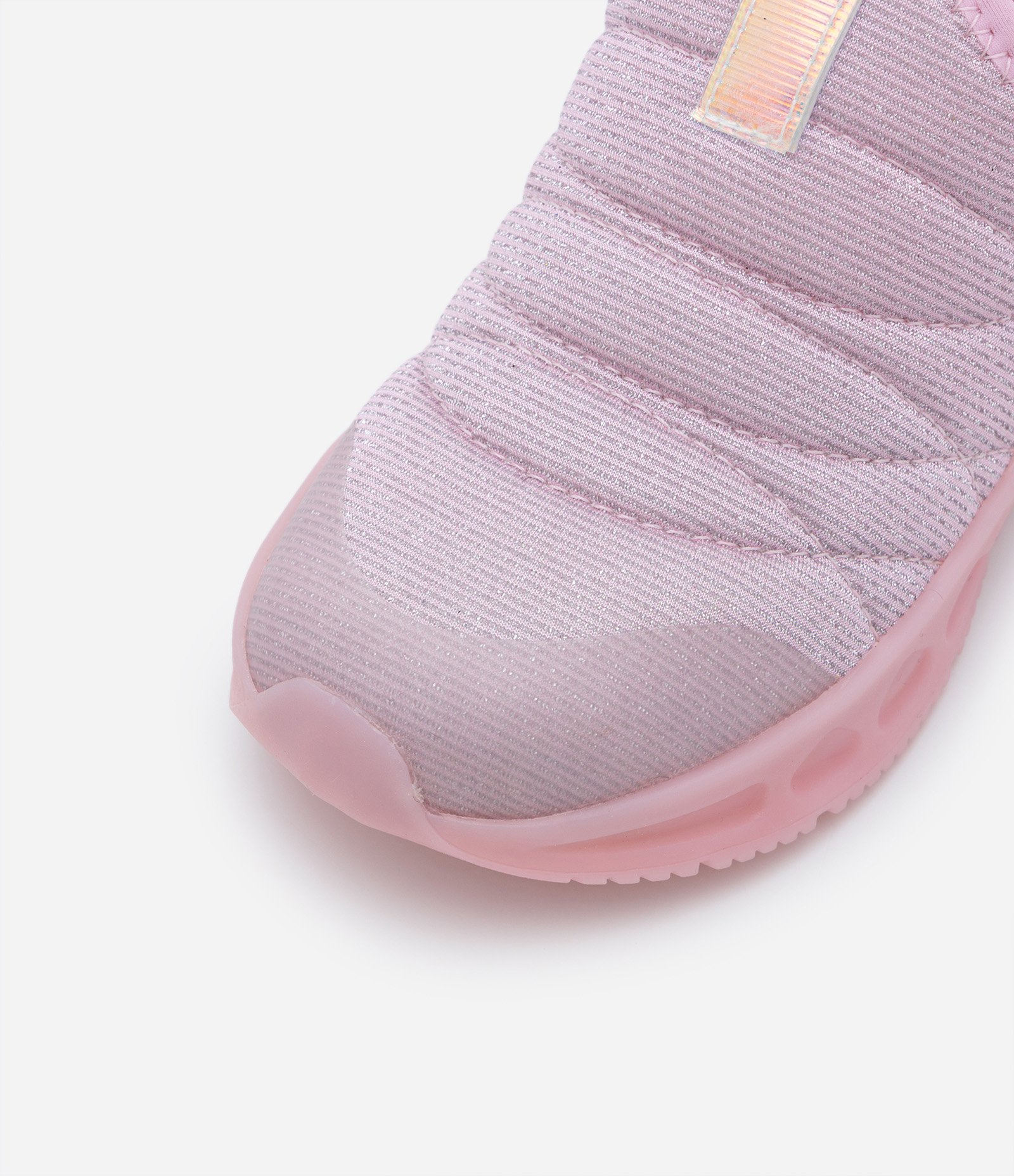 Tênis Infantil Calce Fácil com Glitter e Sola LED - Tam 20 ao 27 Rosa 3