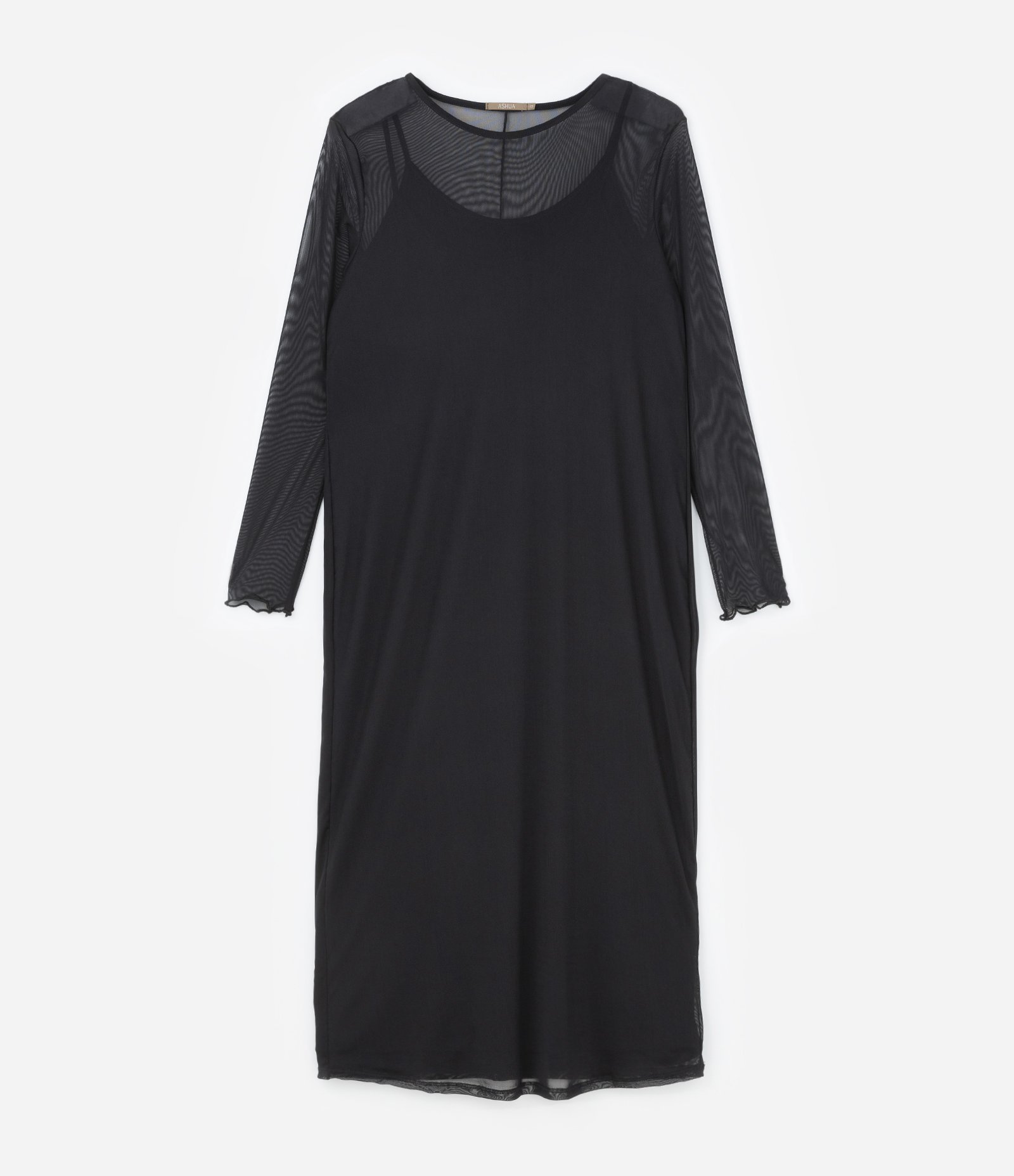 Vestido Midi em Tule Curve & Plus Size Preto 5