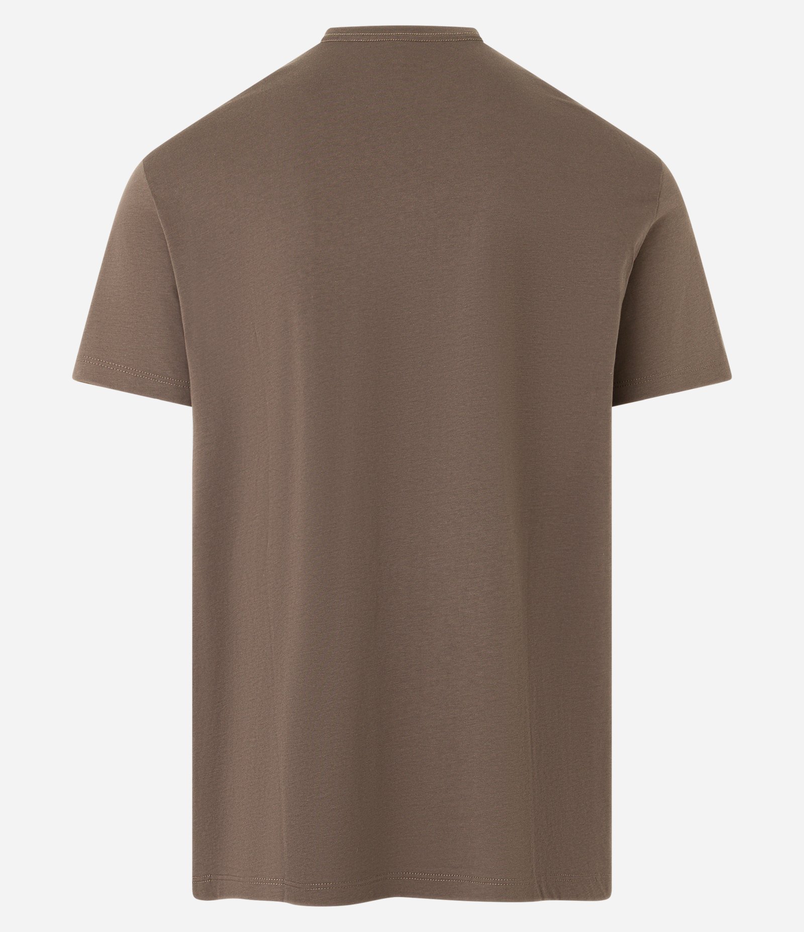 Camiseta Comfort em Algodão Peruano com Estampa Exploring Marrom 6