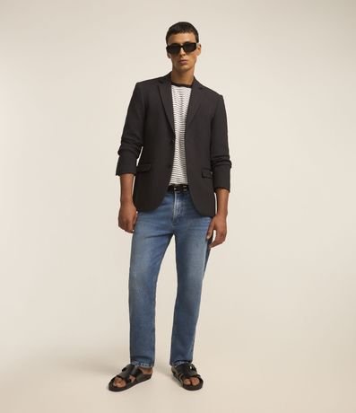 Calça Slim Cropped Jeans com Bolsos Menor preço em Calça Slim Cropped Jeans com Bolsos