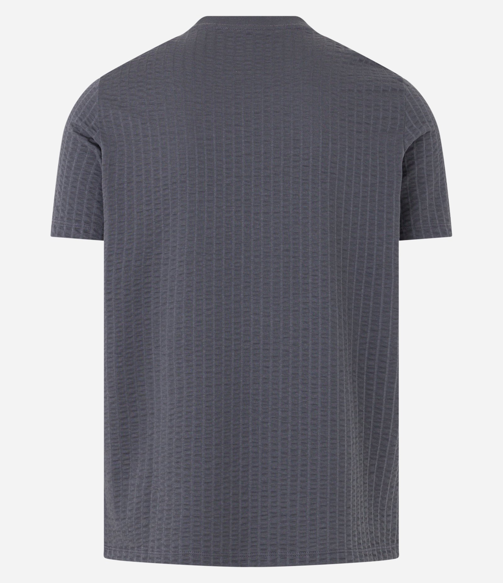 Camiseta Slim em Algodão com Textura de Listras 8