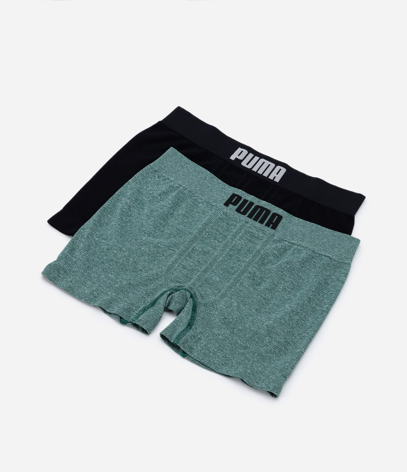 Kit 02 Cuecas Boxer Infantil - Tam M ao GG Verde/Preto 1