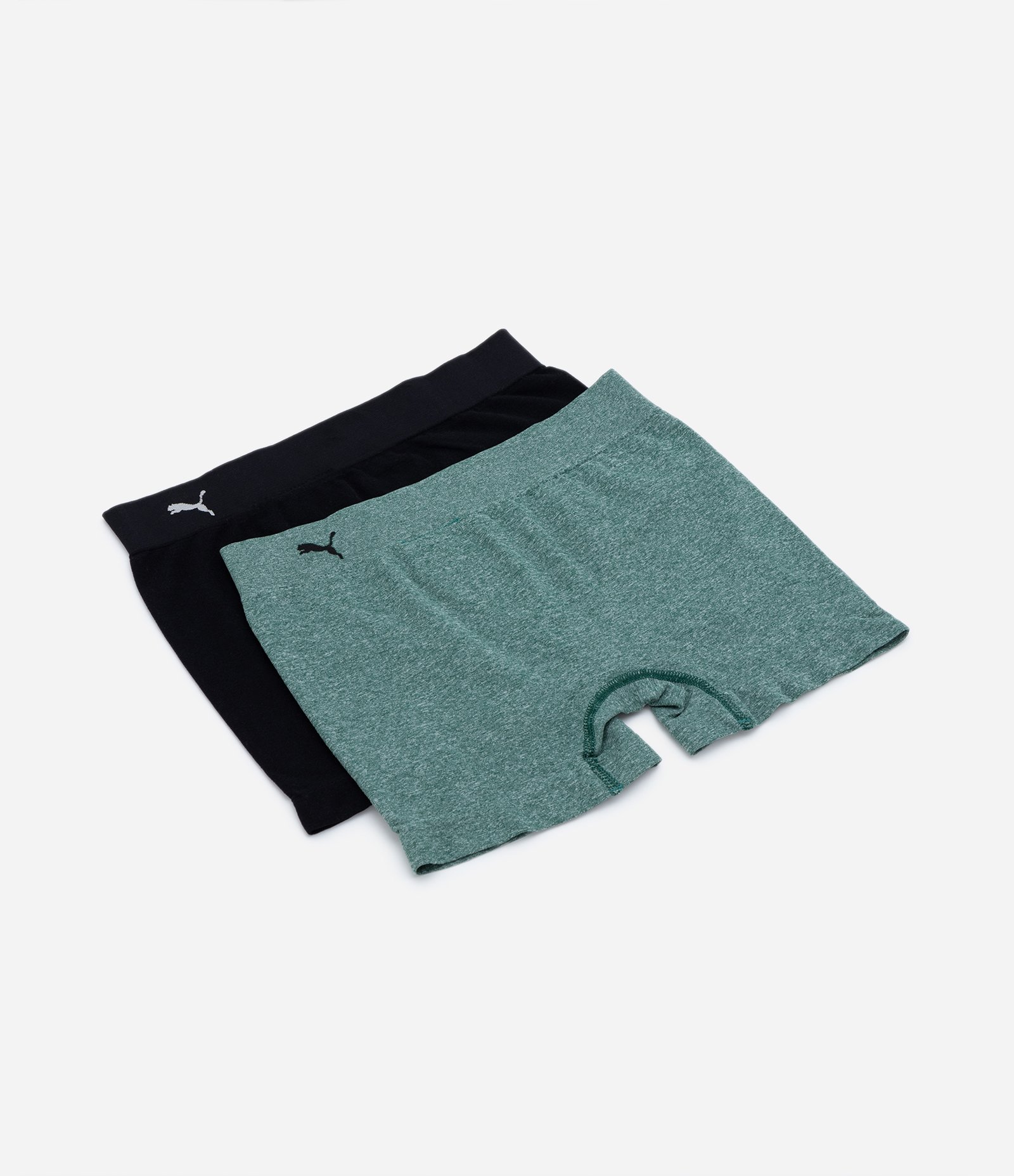 Kit 02 Cuecas Boxer Infantil - Tam M ao GG Verde/Preto 2