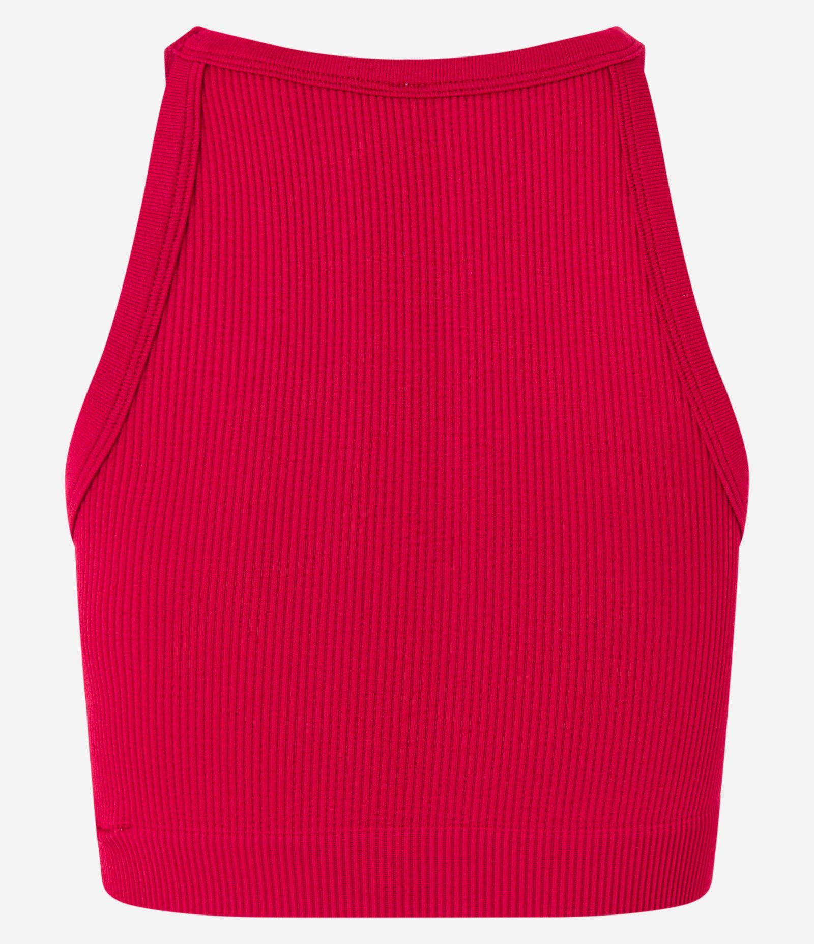 Blusa Cropped Sem Manga e Sem Costura com Decote Halter 7