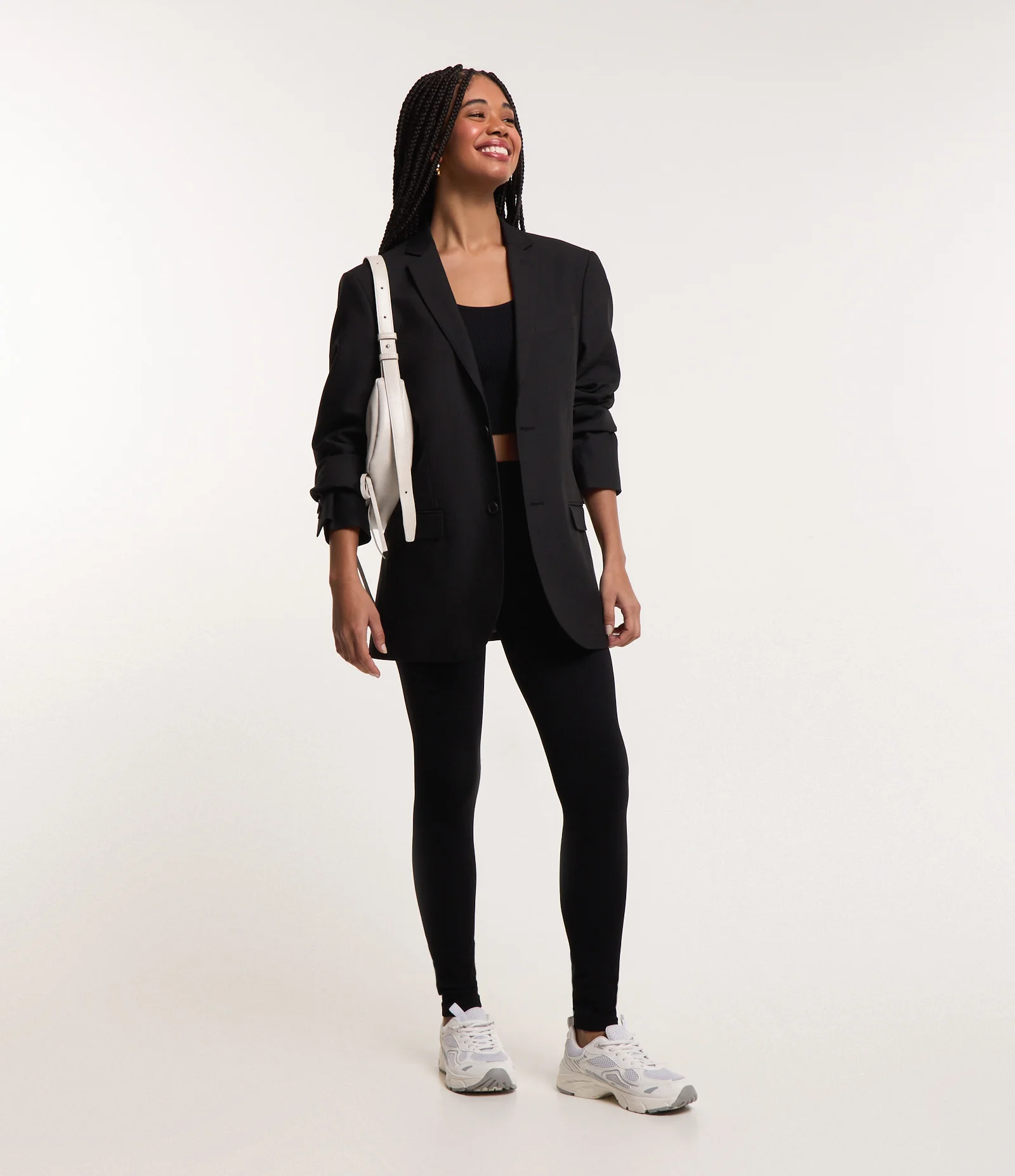 Blusa Frente Única Seamless Preto 2