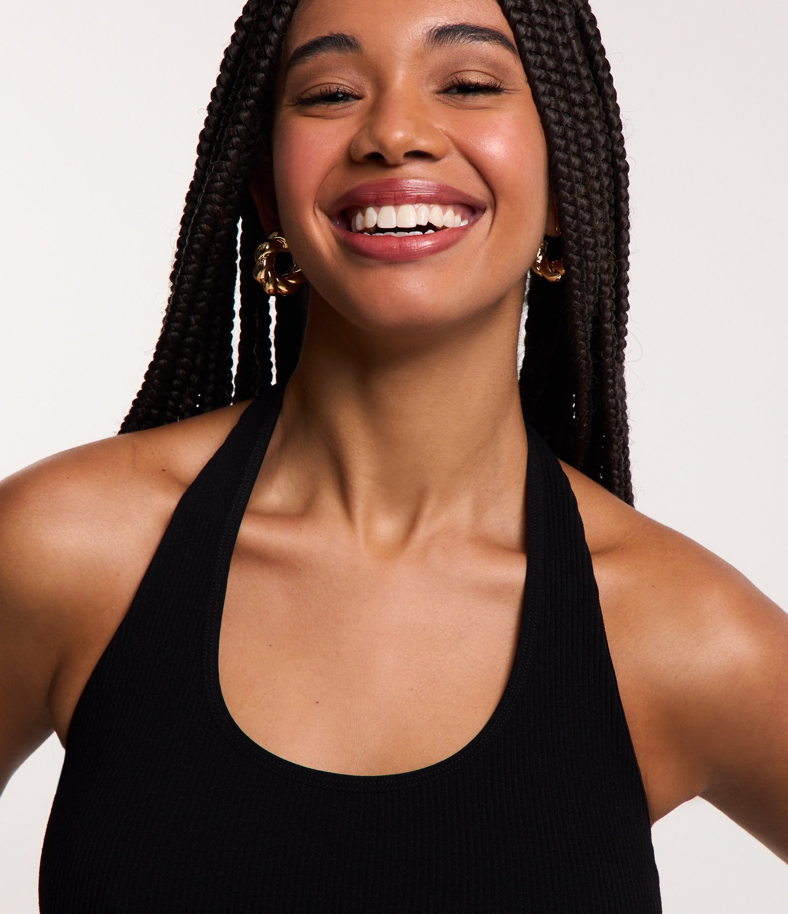 Blusa Frente Única Seamless Preto 4