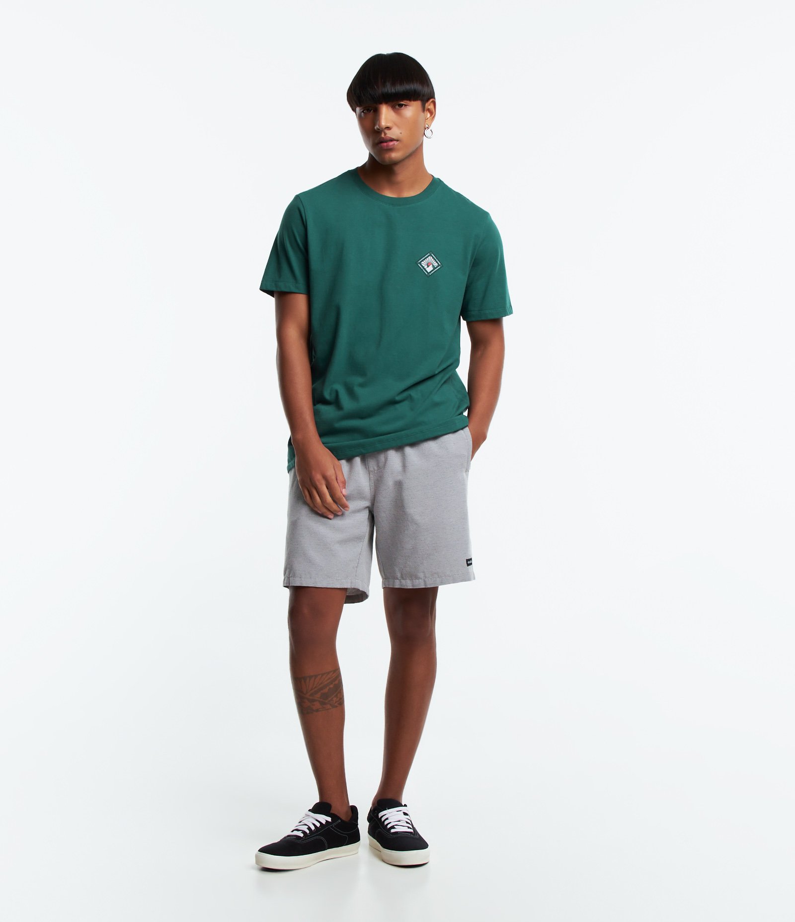 Camiseta Comfort em Algodão Estampa Vancouver Verde 2