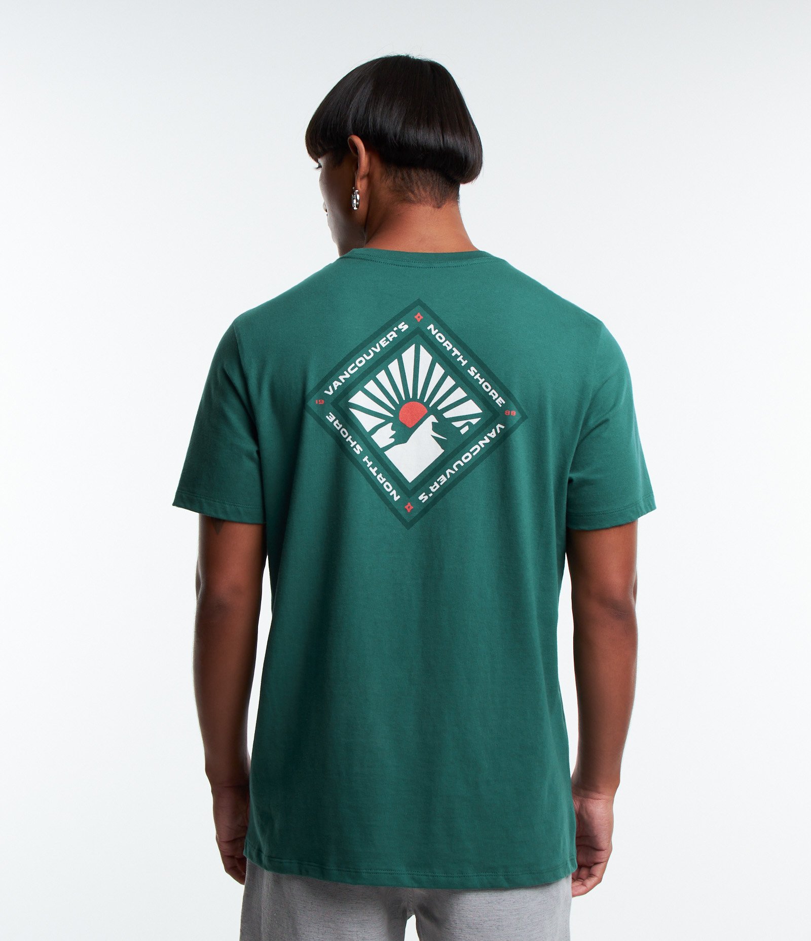 Camiseta Comfort em Algodão Estampa Vancouver Verde 5
