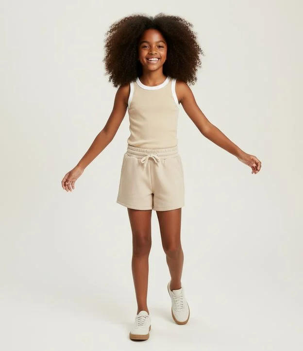 Cor: Bege | Tamanho: 11-12