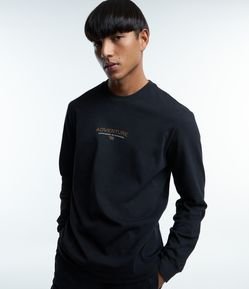 Camiseta Comfort em Algodão com Estampa de Montanhas