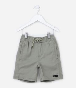 Bermuda Infantil com Amarração e Bolsos - Tam 05 a 14 Anos