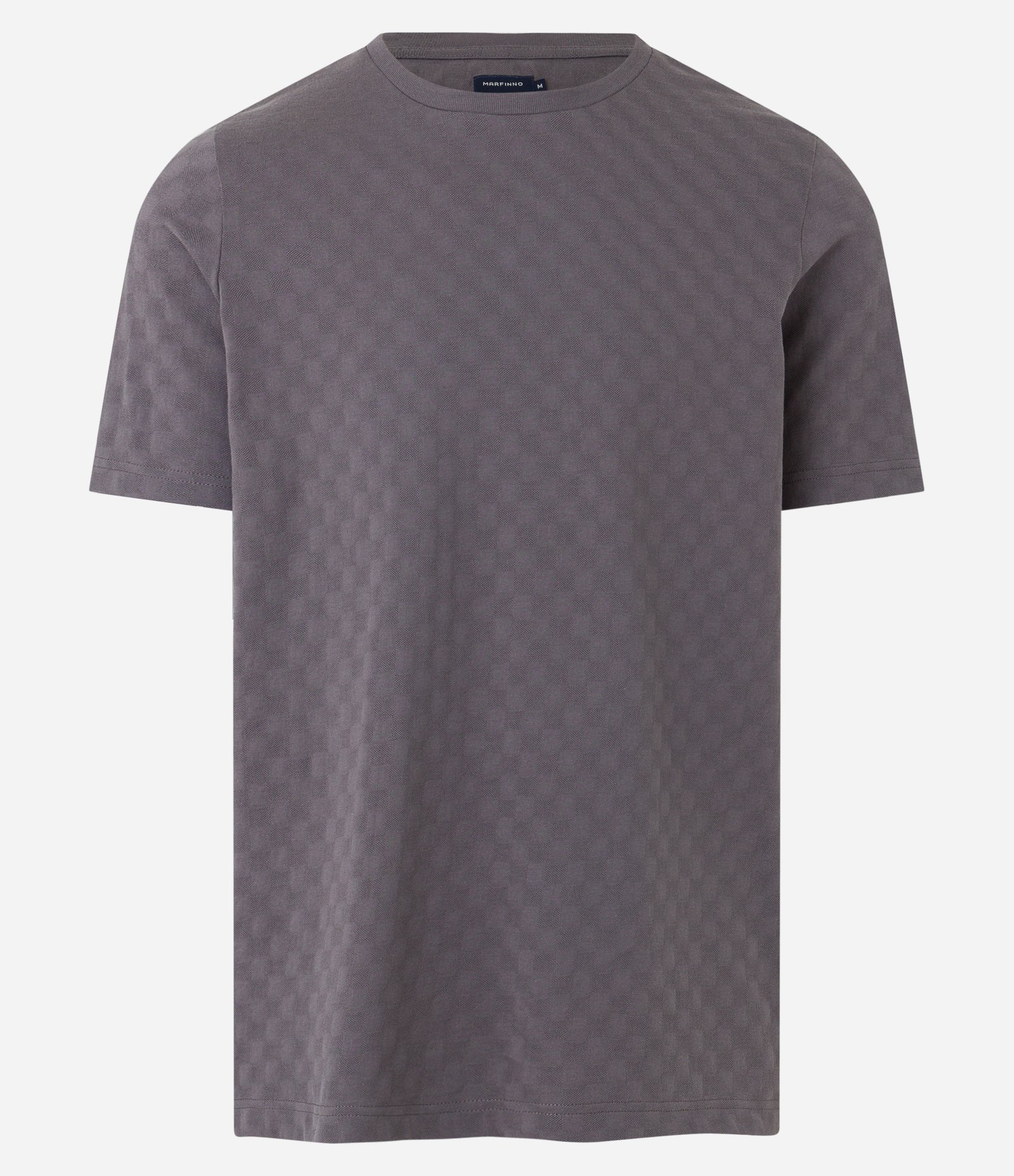 Camiseta em Algodão com Textura Cinza 5