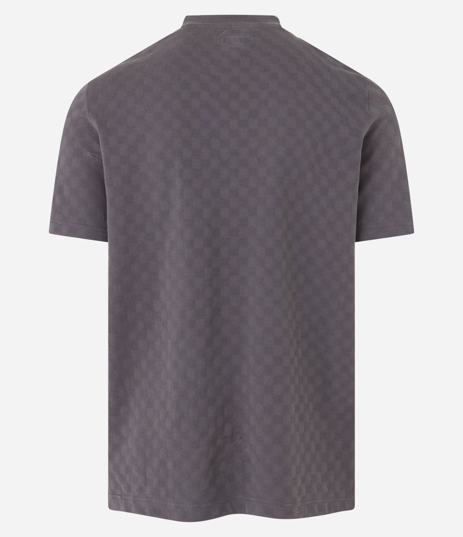Camiseta em Algodão com Textura Cinza 7
