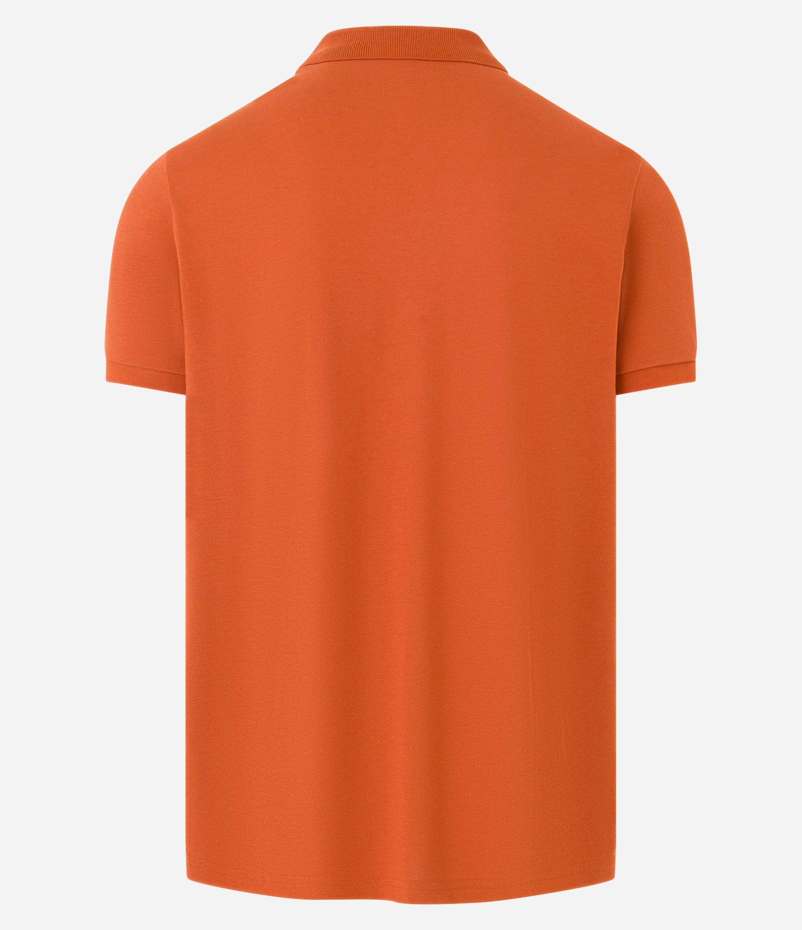 Camisa Polo Comfort em Algodão Peruano Laranja 8