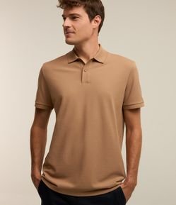 Camisa Polo Comfort em Algodão Peruano
