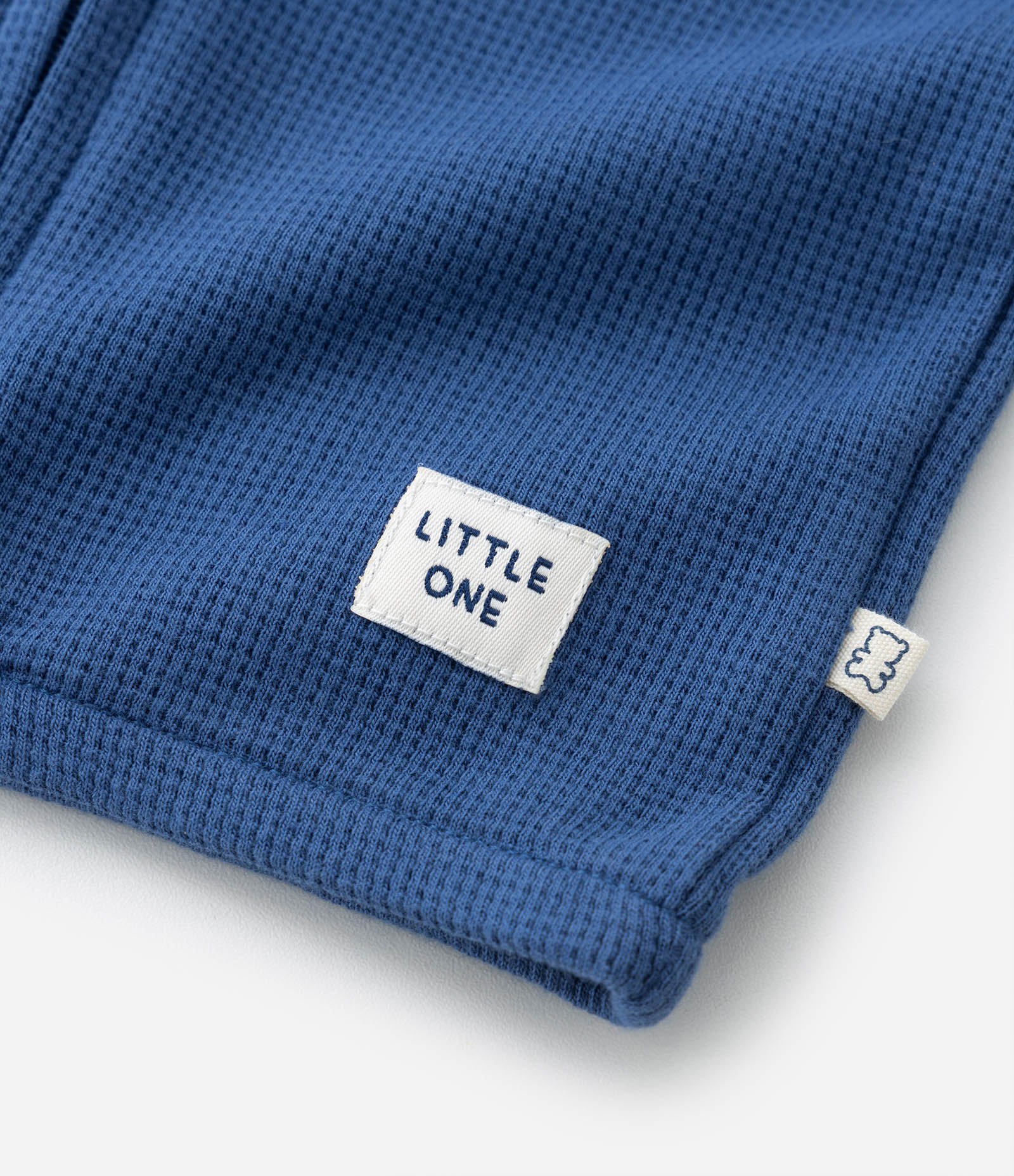 Jaqueta Infantil Texturizada com Capuz e Orelhinhas - Tam 0 a 18 meses Azul 5