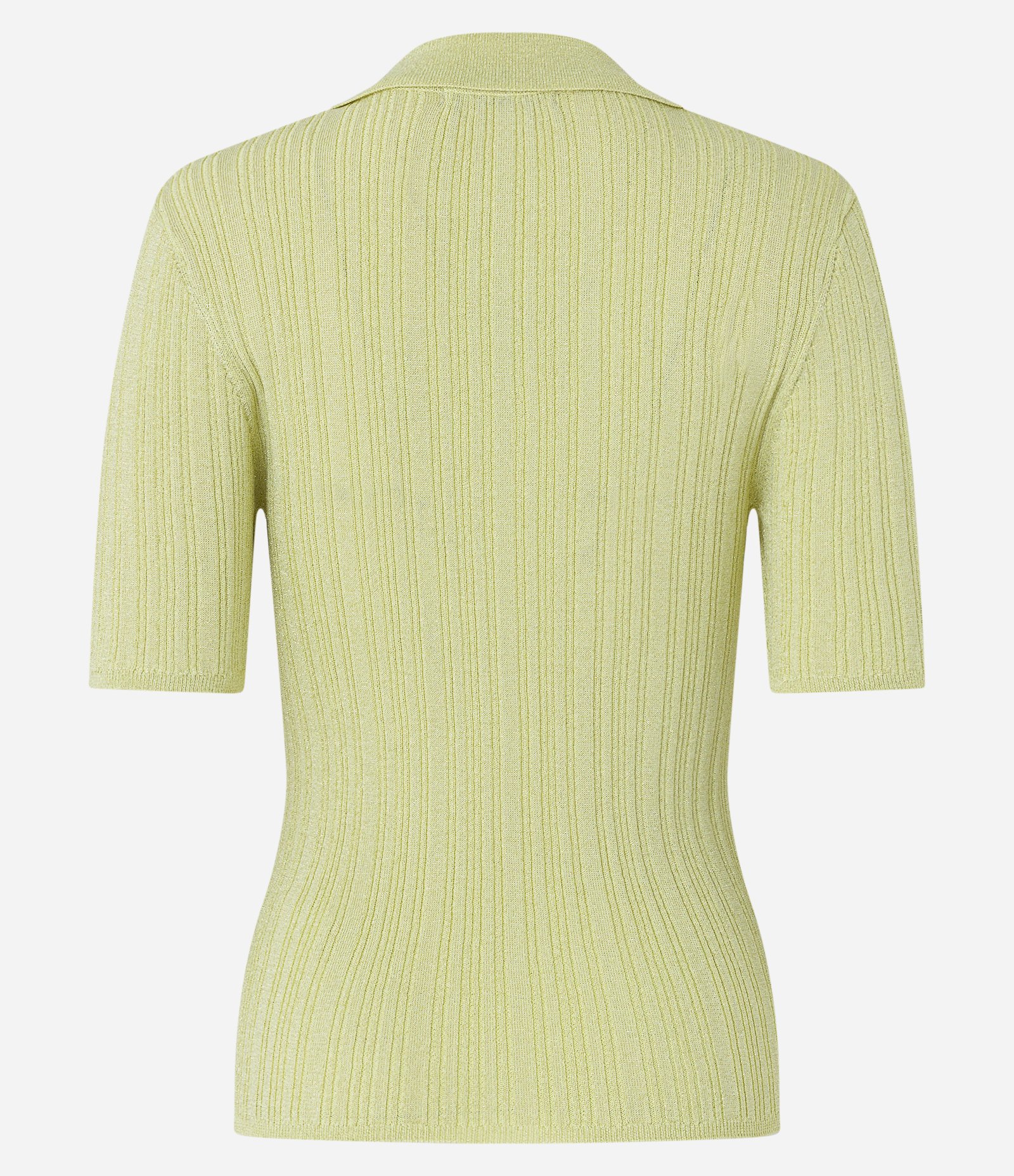 Blusa em Viscose com Texturas e Detalhe em Fio Metalizado Verde Citrus 7