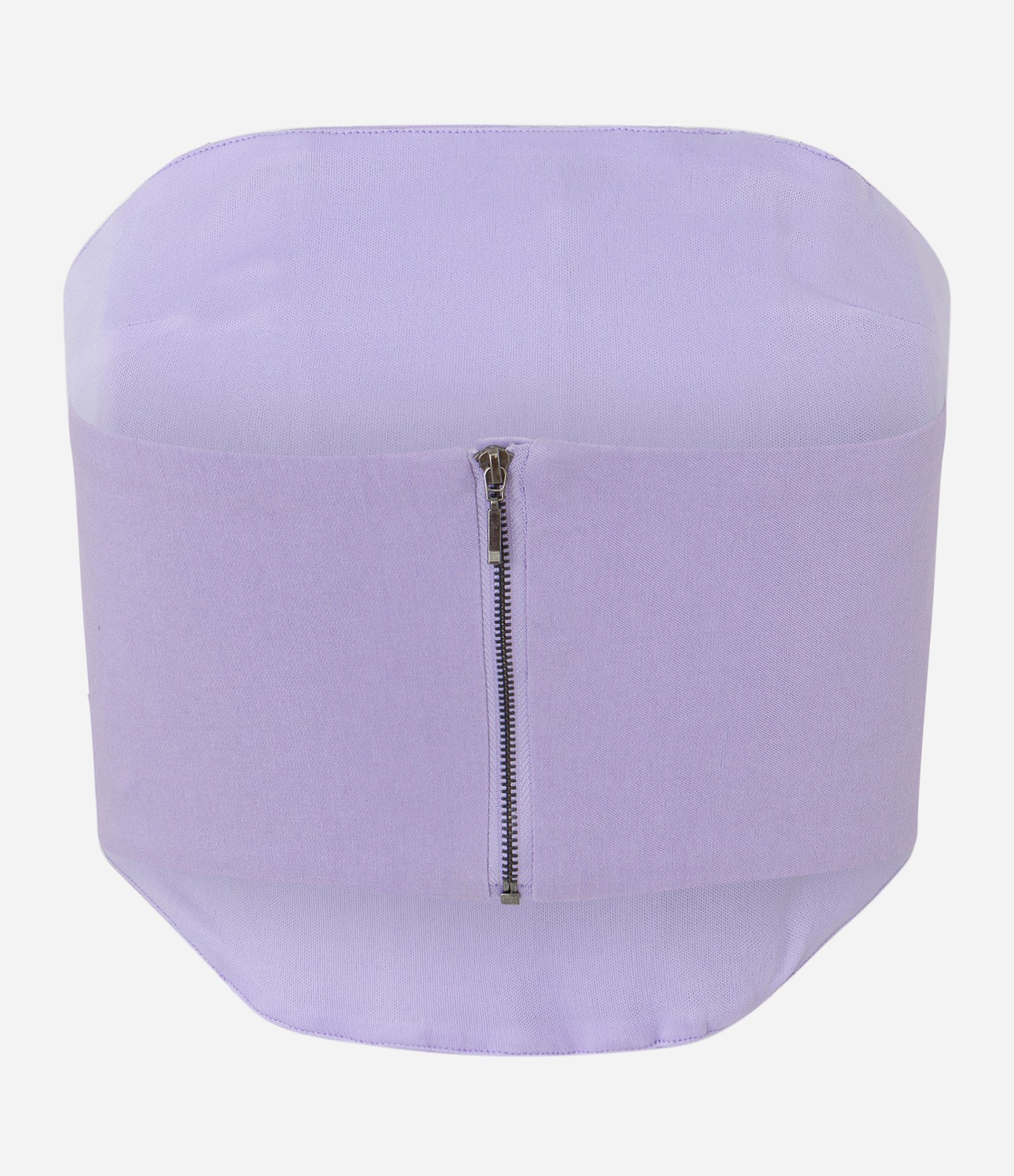 Blusa Tomara que Caia em Bengaline Corset com Barbatanas Lilás 6