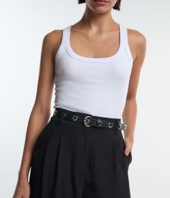 Cinto Médio com Ilhoses de Coração