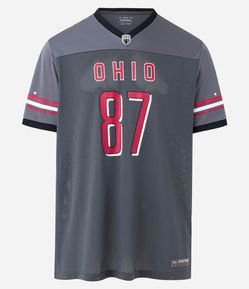 Camiseta Esportiva Dry Fit de Futebol Americano Ohio 87