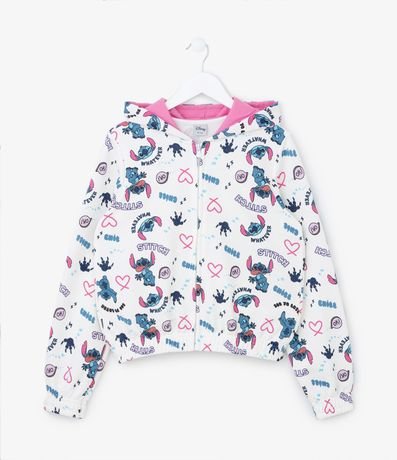 Jaqueta Infantil em Moletom com Capuz e Estampa Stitch - Tam 5 a 14 anos Menor preço em Jaqueta Infantil em Moletom com Capuz e Estampa Stitch - Tam 5 a 14 anos