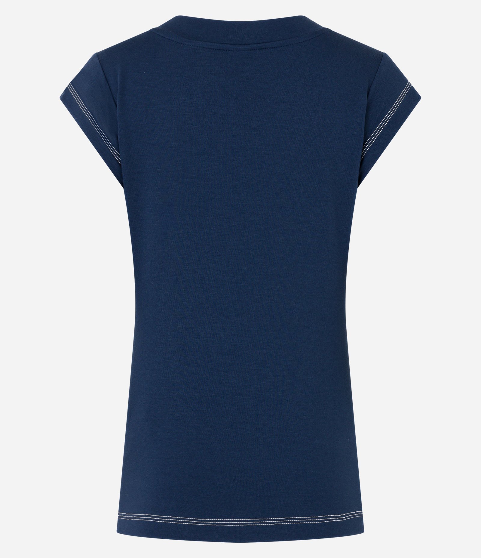 Blusa sem Manga em Viscose com Decote V Pespontada 6