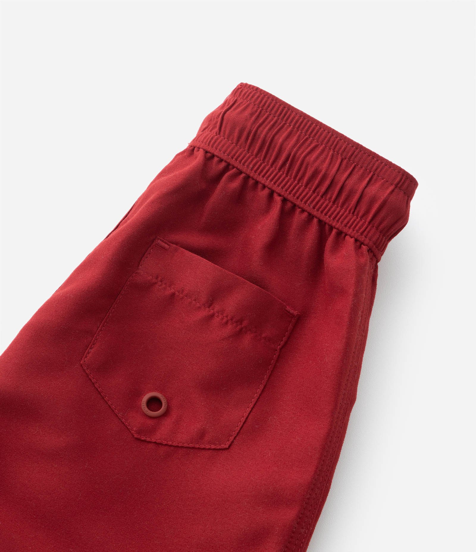 Bermuda de Banho Infantil com Etiqueta Emborrachada - Tam 1 a 5 anos Vermelho 5