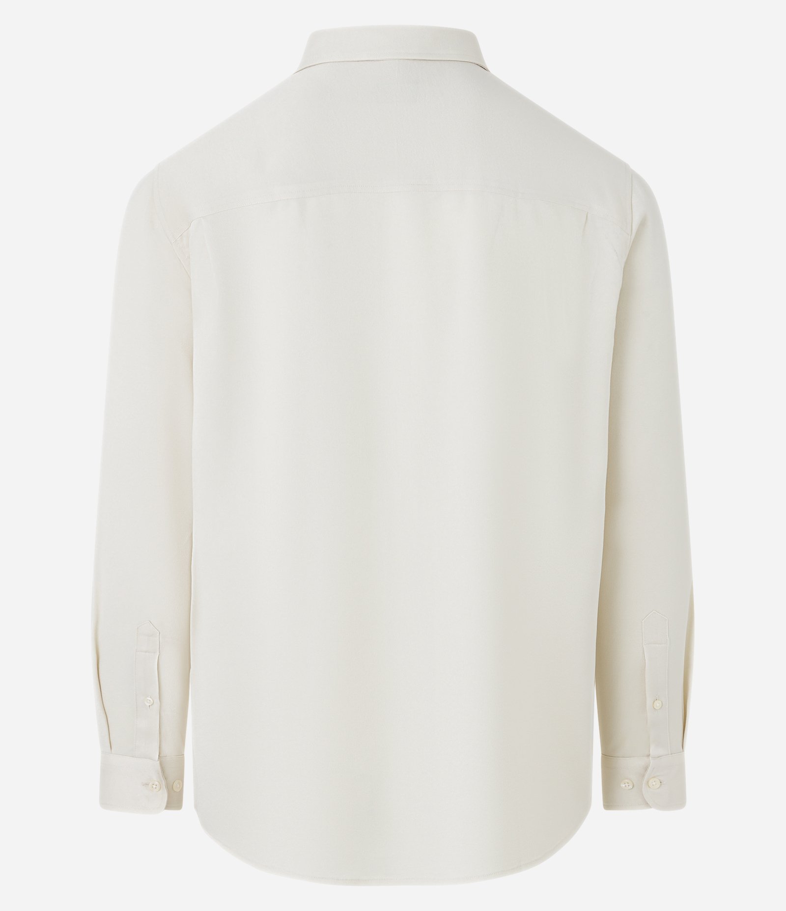 Camisa em Crepe com Textura Acetinada Off White 8